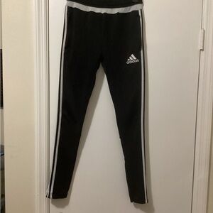 *SOLD* Adidas Kids Black Joggers with White Stripes